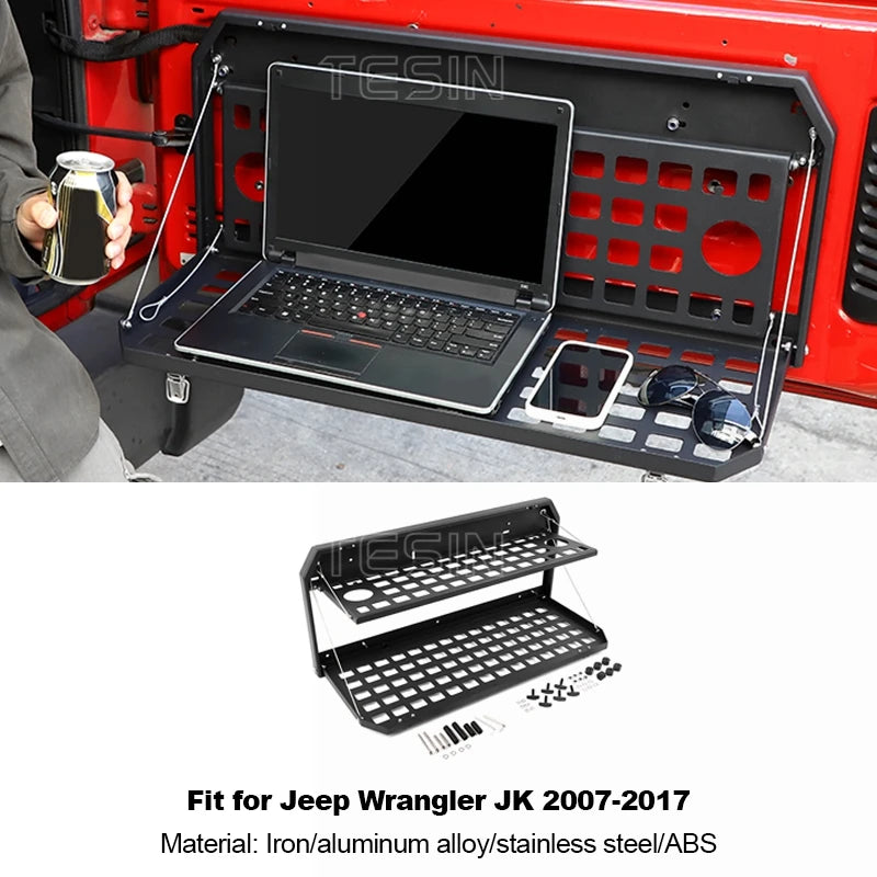 Tesin Car Rear Door Foldable Shelf Tailgate Table