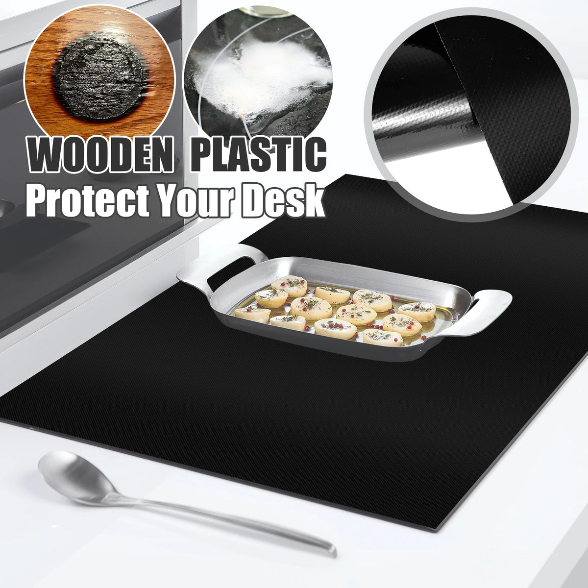 Induction Cooker Cover Silicone Mat Large Non Slip