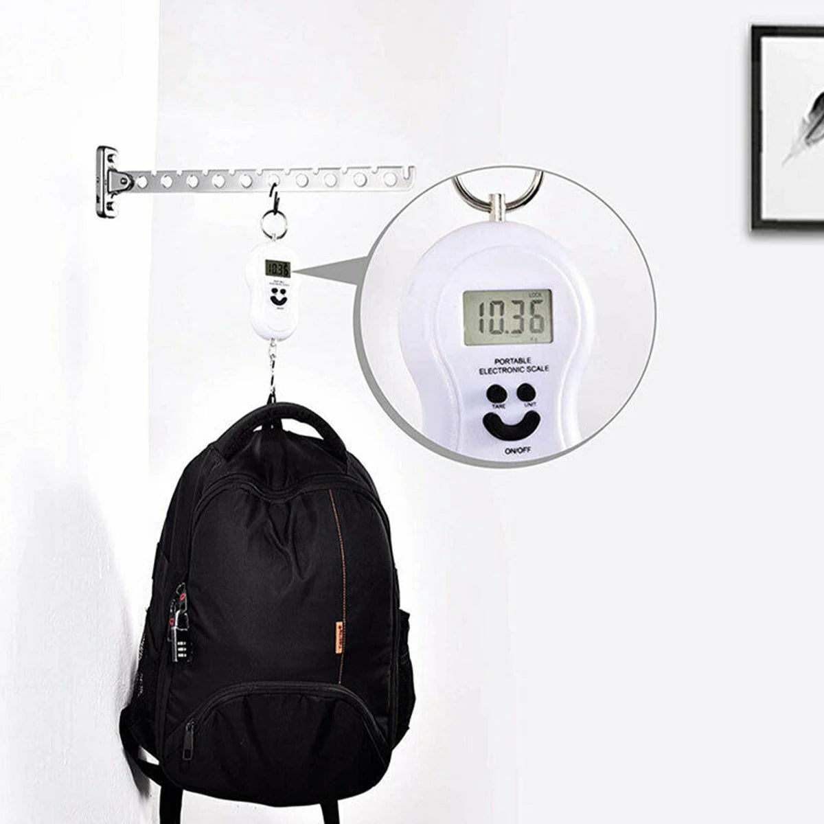 8/10 Holes Stainless Steel Clothes Hooks Wall Mounted