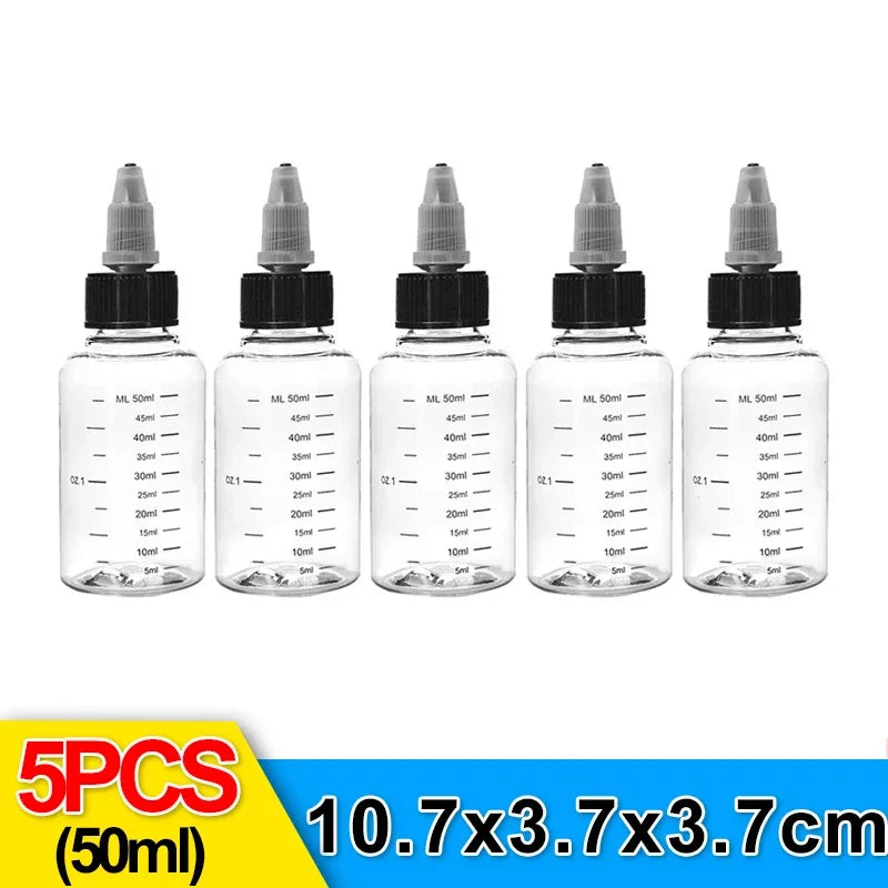 10/1pcs Plastic Squeeze Bottle Reusable Sauce Oil Dispenser