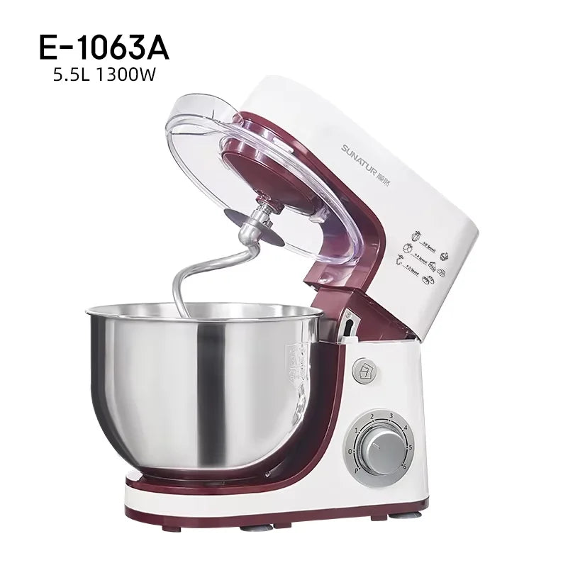 Sunatur 1063 Stand Mixer 1300w 5l Automatic Dough