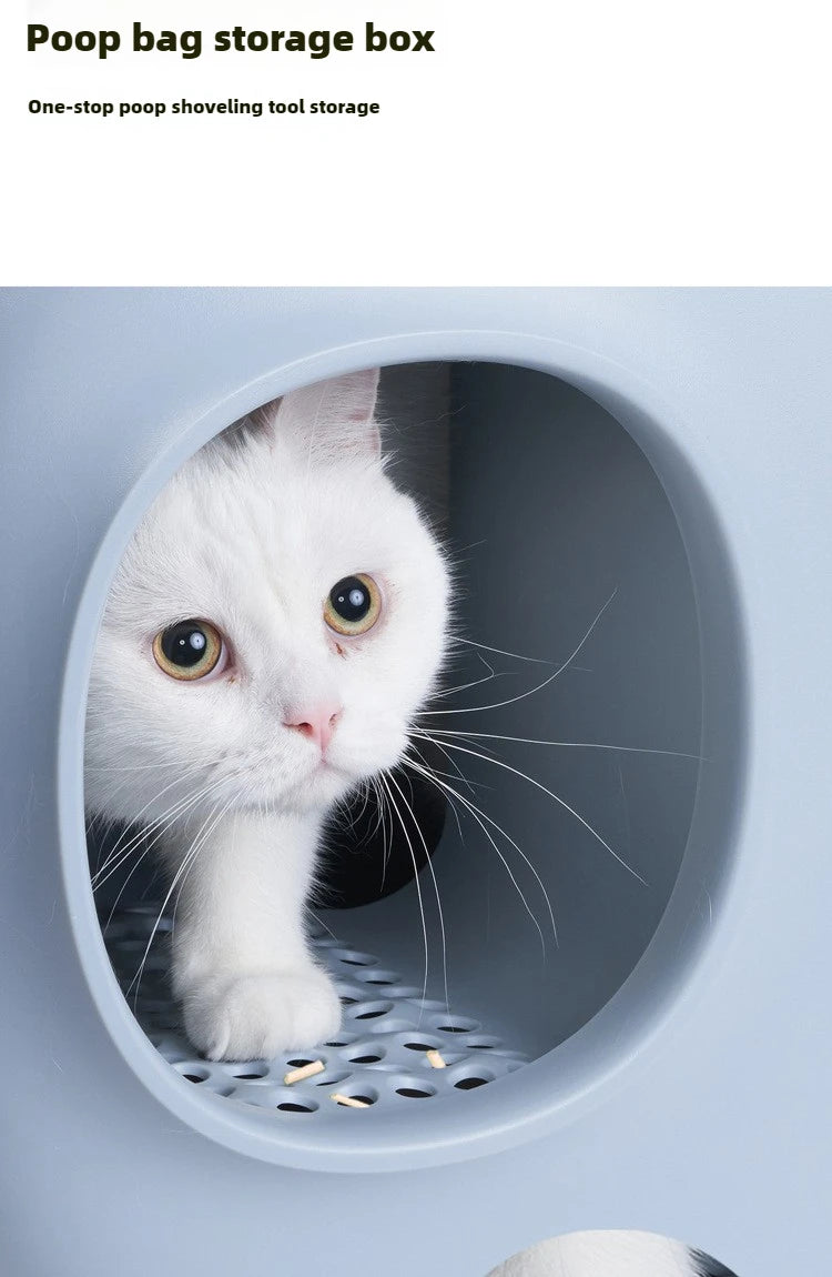 Makesure Cat Litter Box Fully Enclosed Cat Toilet