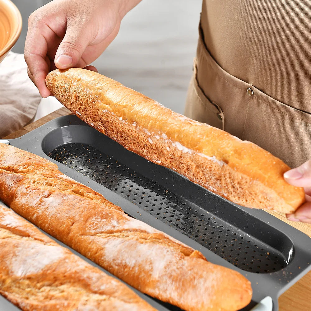 Silicone Baking Mold & Grid Nonstick Loaf Pan