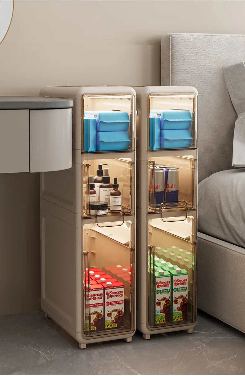 Drawer Type Bathroom Gap Cabinet Shelf Waterproof Storage