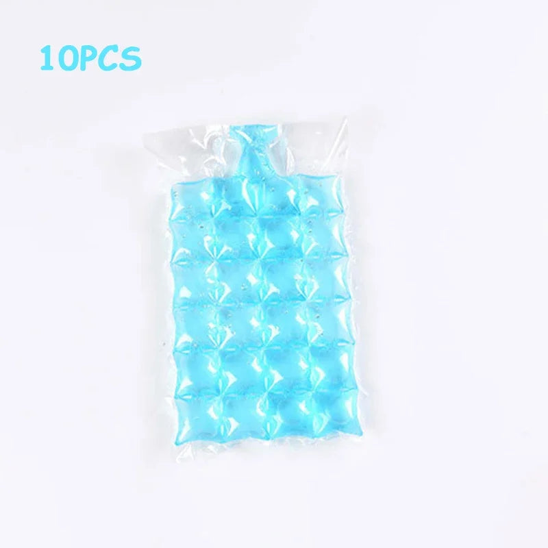 10pcs Disposable Heart Round Shaped Ice Cube Bags