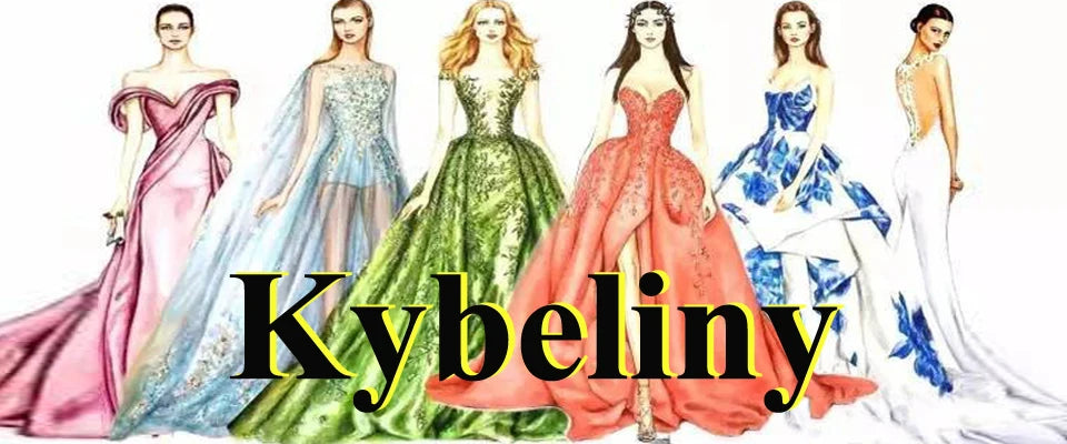 Kybeliny Graceful Evening Dresses Women Crytalsone-Shoulder
