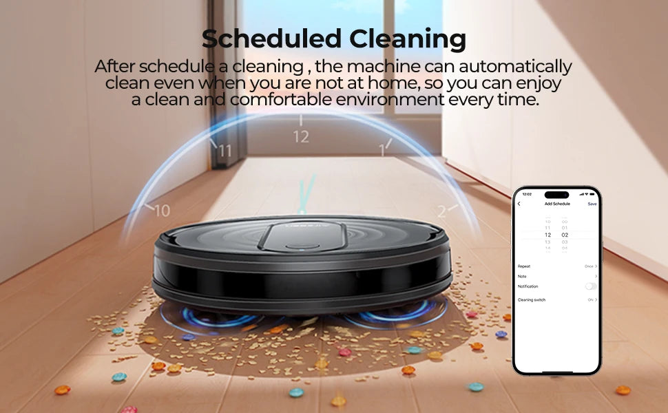Airzeen R7 Robot Vacuum Mop 3-In-1 Cleaning 4000pa