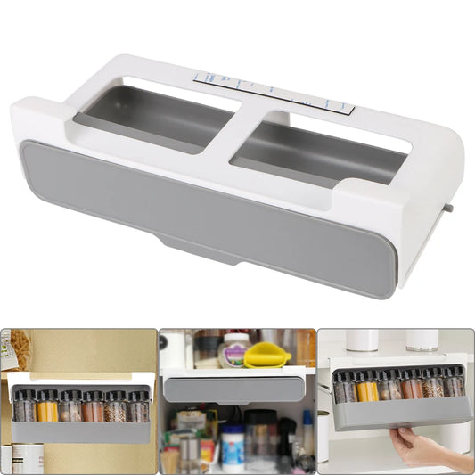 Spice Bottle Storage Rack Supplies Storage Under Desk