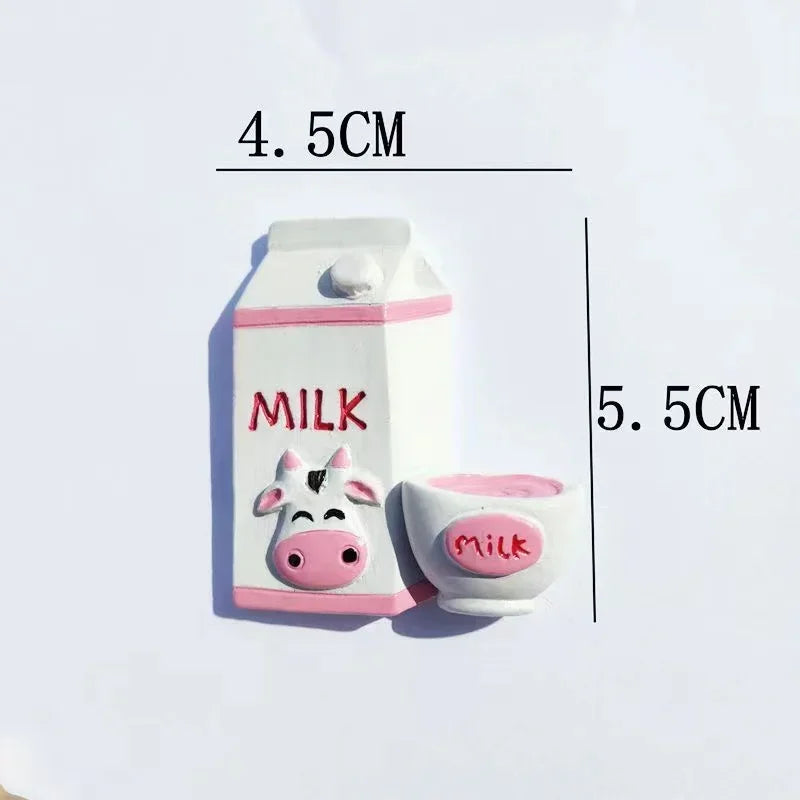 Girl Is Cute Creative Resin Refrigerator Magnets Emulating