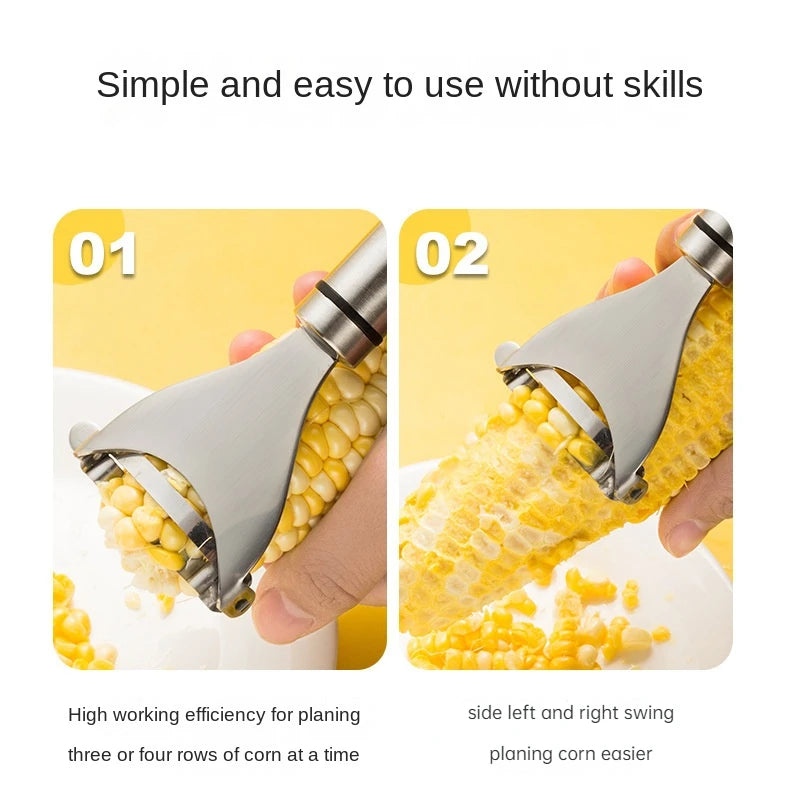 Stainless Steel Corn Stripper Peeler Cob Cutter Thresher