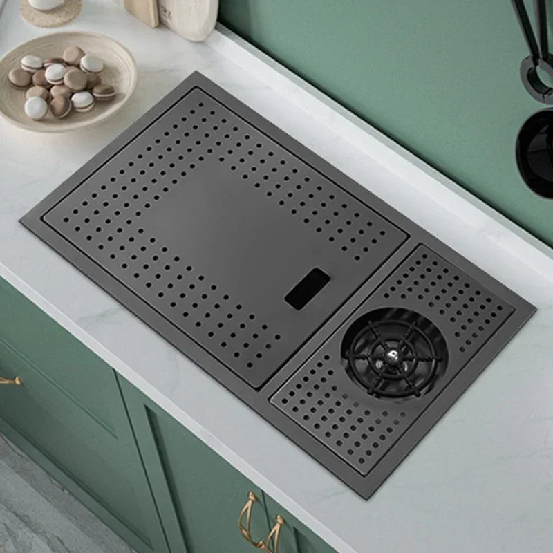 Asras Nano Black Small Size Sink Cup Washer