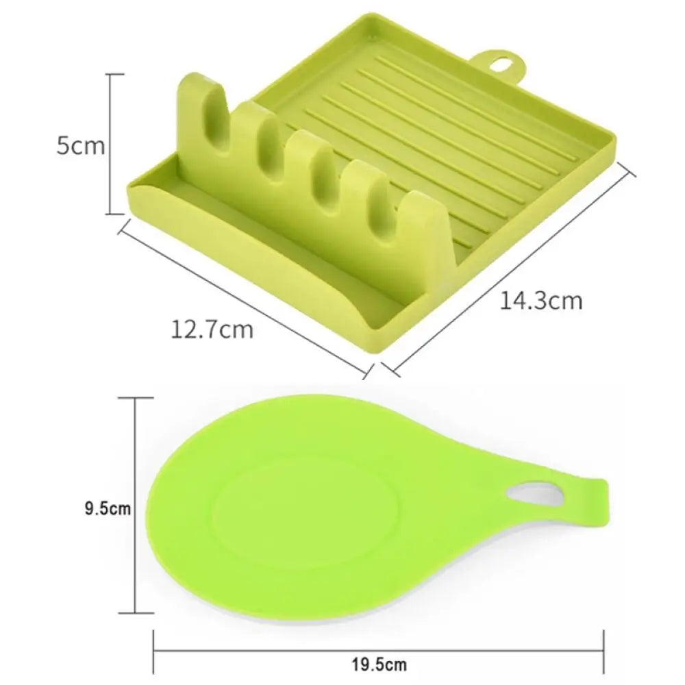 Spoon Rest Organizer Fork Spatula Rack Spoon Holder