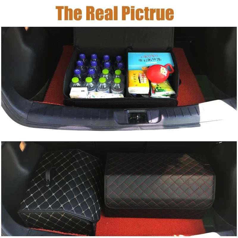 Multipurpose Collapsible Car Trunk Storage Organizer Lid Car