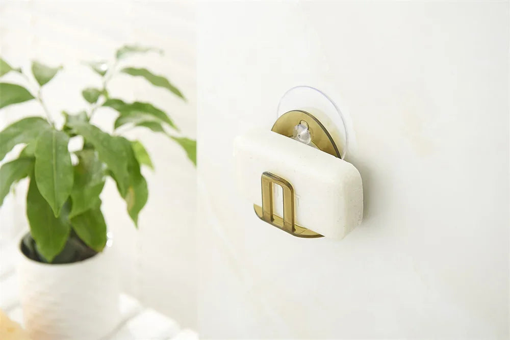Suction Cup Sink Drain Rack Plastic Sponge Holder