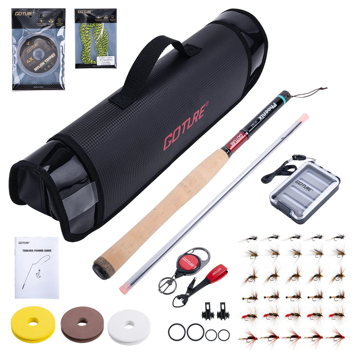 Goture Tenkara Fishing Kit 6m Rod Spare Tip