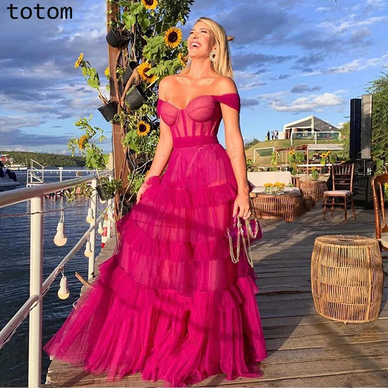 Glimmer Trendy One-Shoulder Mermaid Celebrity Dress High Slit
