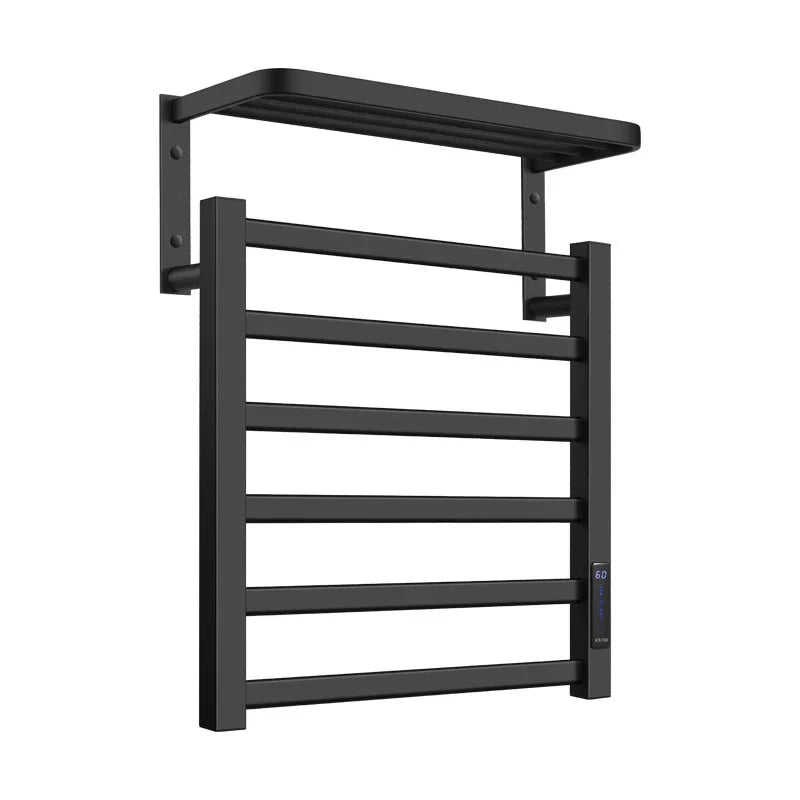 Carbon Fiber Intelligent Electric Towel Rack Bathroom Digital