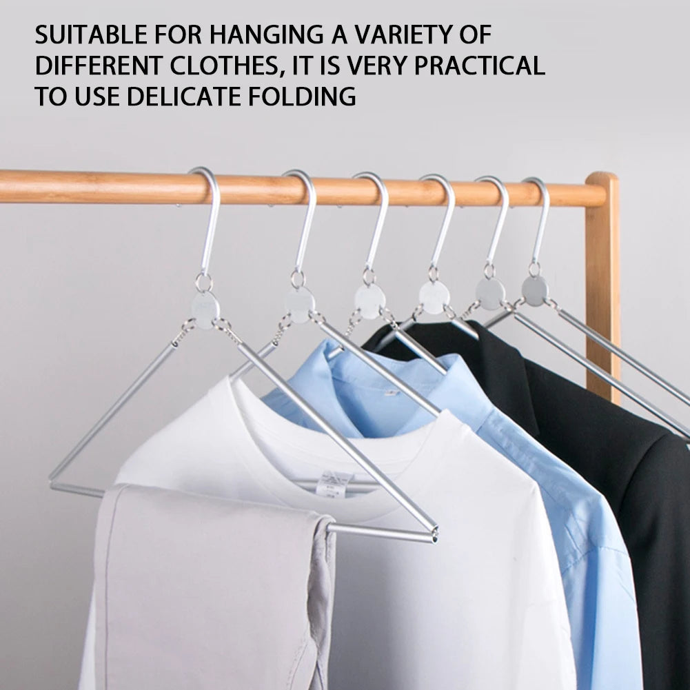 Outdoor Foldable Non-Slip Coat Drying Rack Aluminum Closet