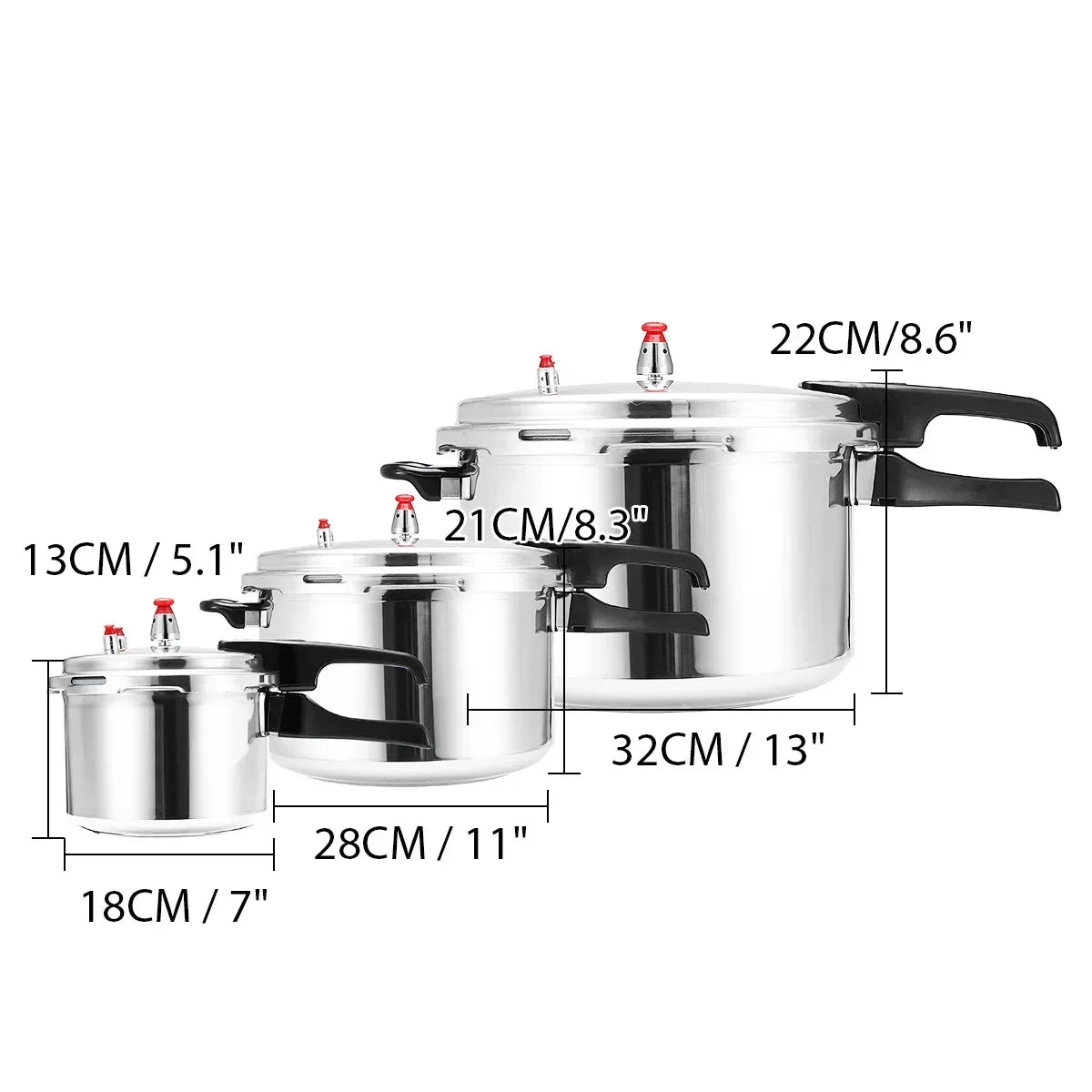 18/20/22/28/32cm 304 Stainless Steel Pressure Cooker Electric