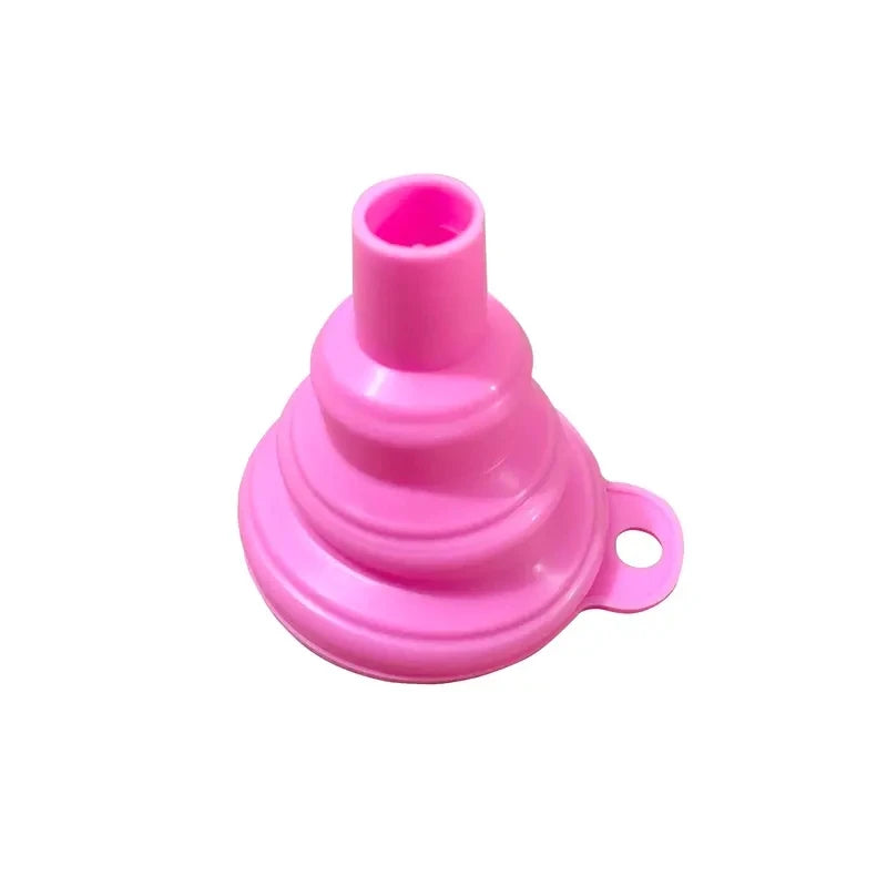1pc/3pcs Silicone Collapsible Funnel Foldable Funnels Water