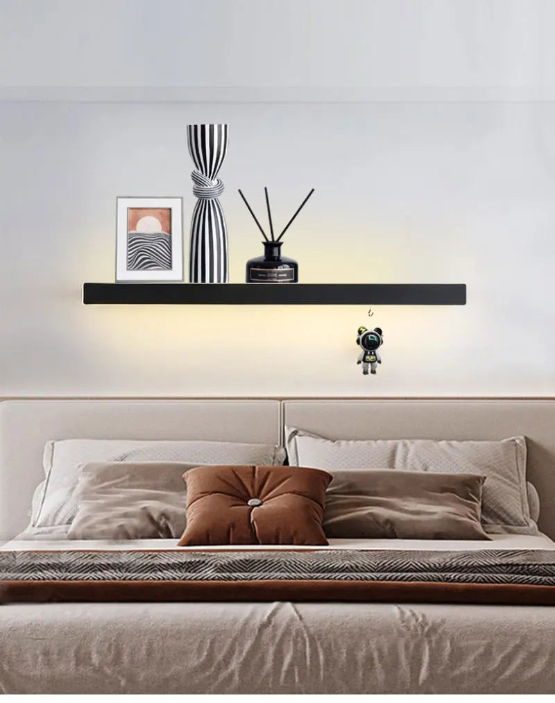 Modern Led Wall Lights Storage Rack Wall Lights