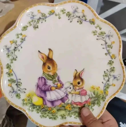 German Weibao Christmas Tableware Flat Plate Round Dinner