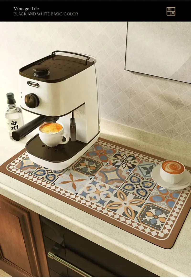 Coffee Machine Drain Pad Super Absorbent Dish Drying