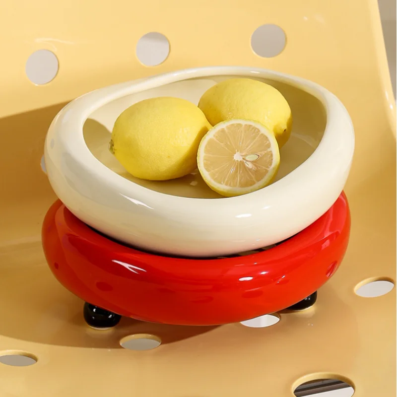 Ceramic Fruit Bowl Salad Bowl Fruit Basket Candy