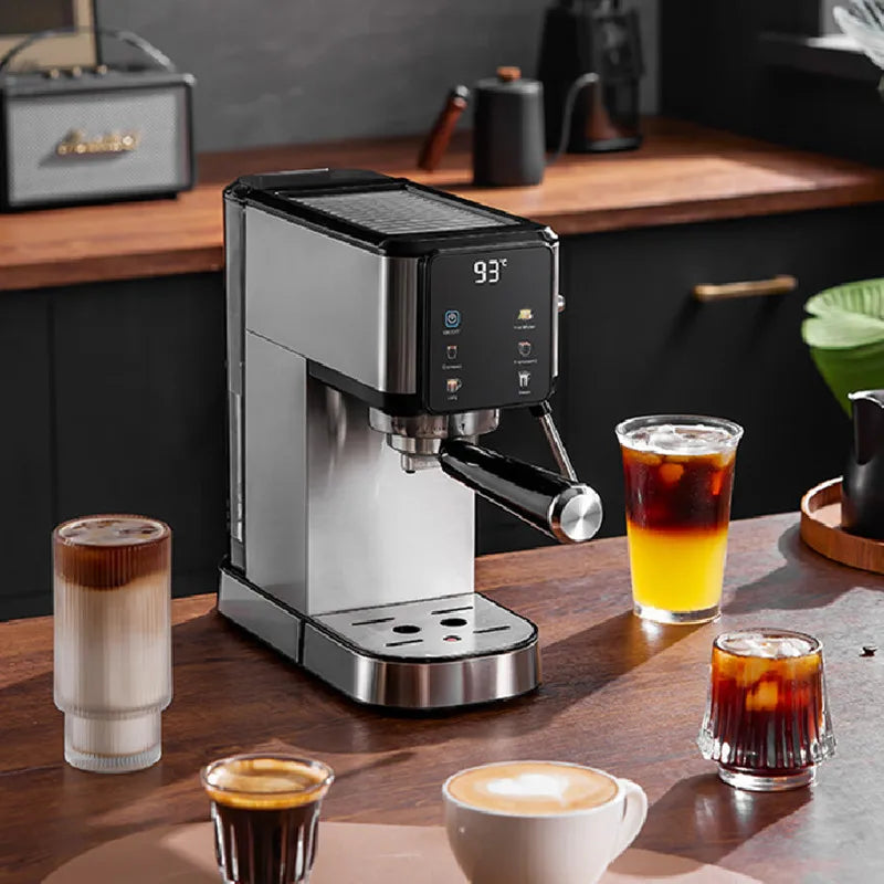 20bar Touch Screen Espresso Machine Stainless Steel Coffee