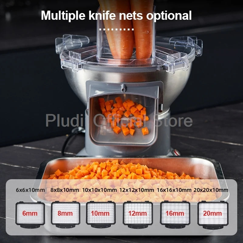 M1 Commercial Electric Vegetable Dicer Food Processor Compact