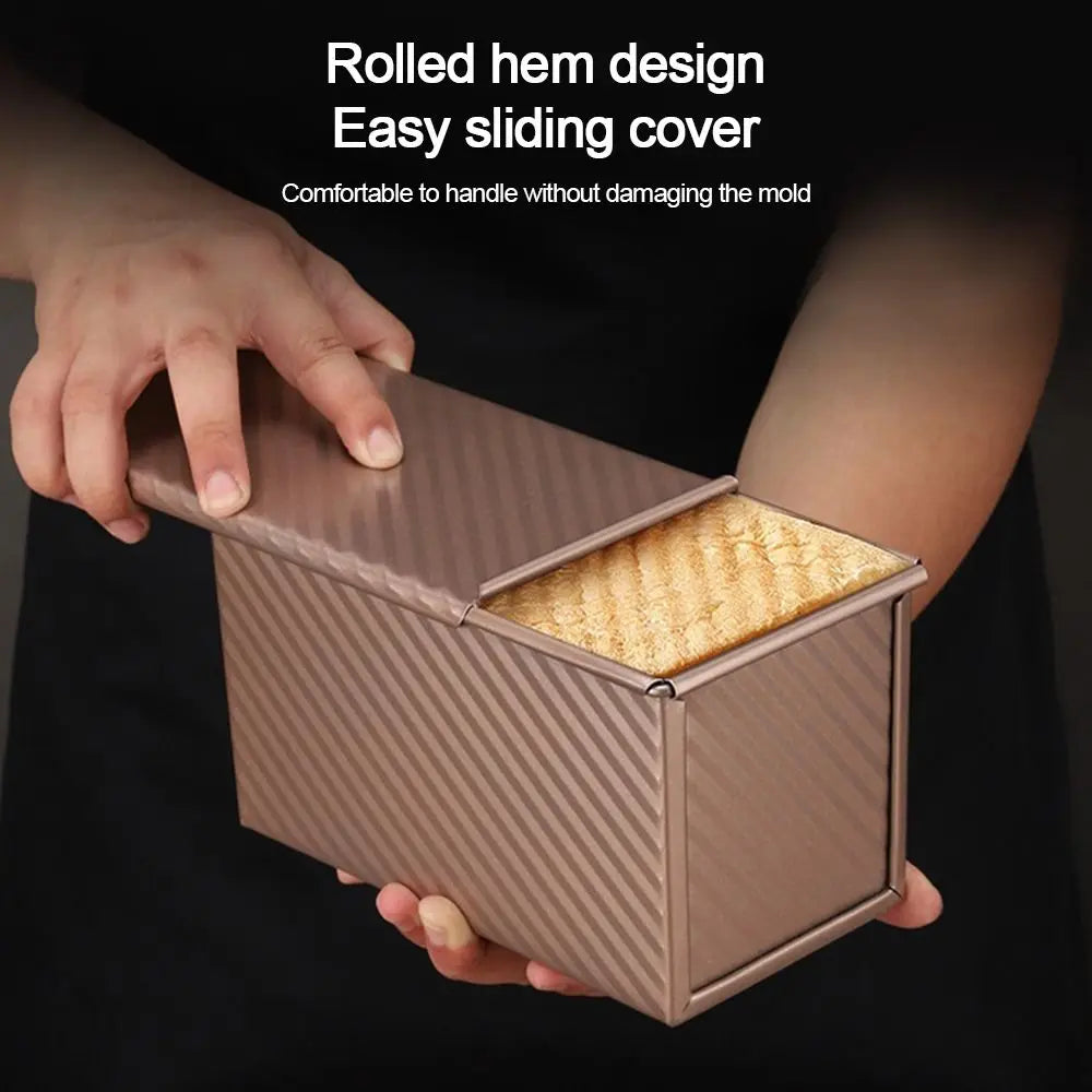 Carbon Steel Loaf Pan Rectangle Shape Cover Bread
