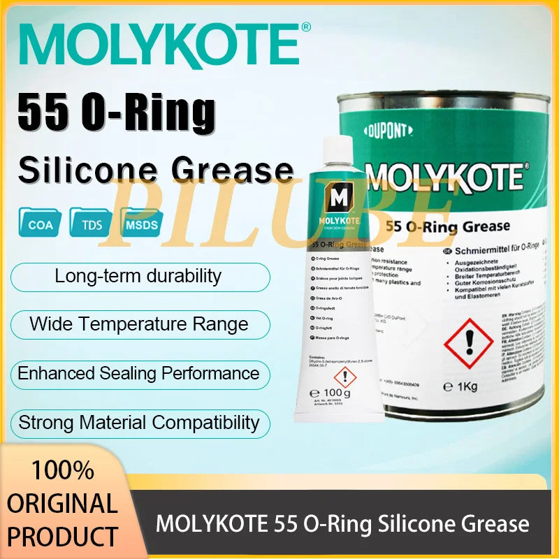 Molykote 55 O-Ring Silicone Grease Rubber Elastomer Seals