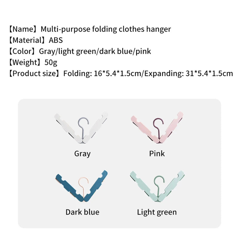 Travel Folding Hanger Mini Hangers Drying Rack Outdoor