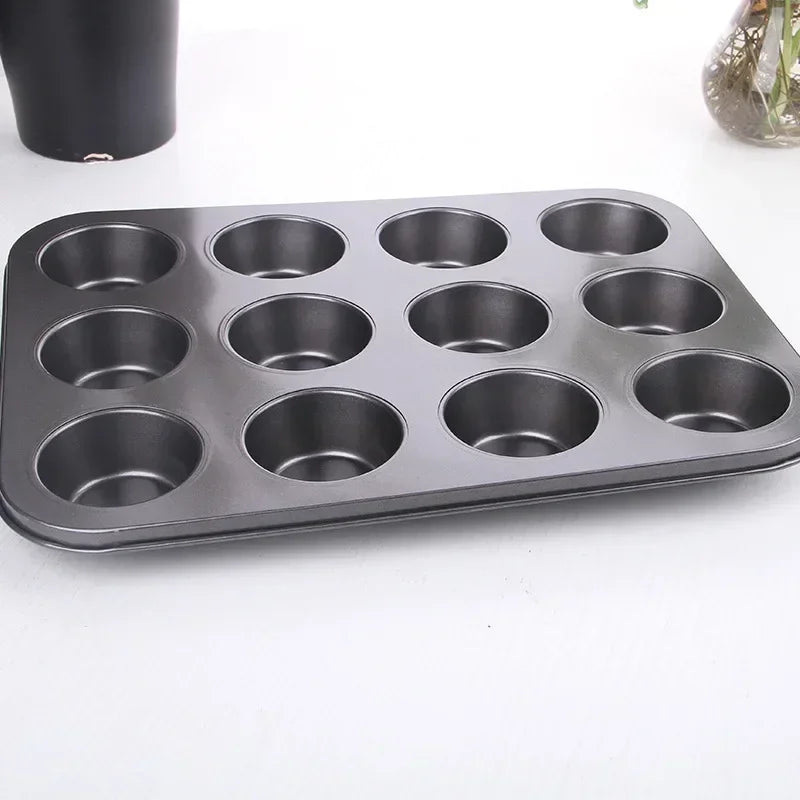 6/12 Holes Cake Baking Pan Bakeware Muffin Cupcake