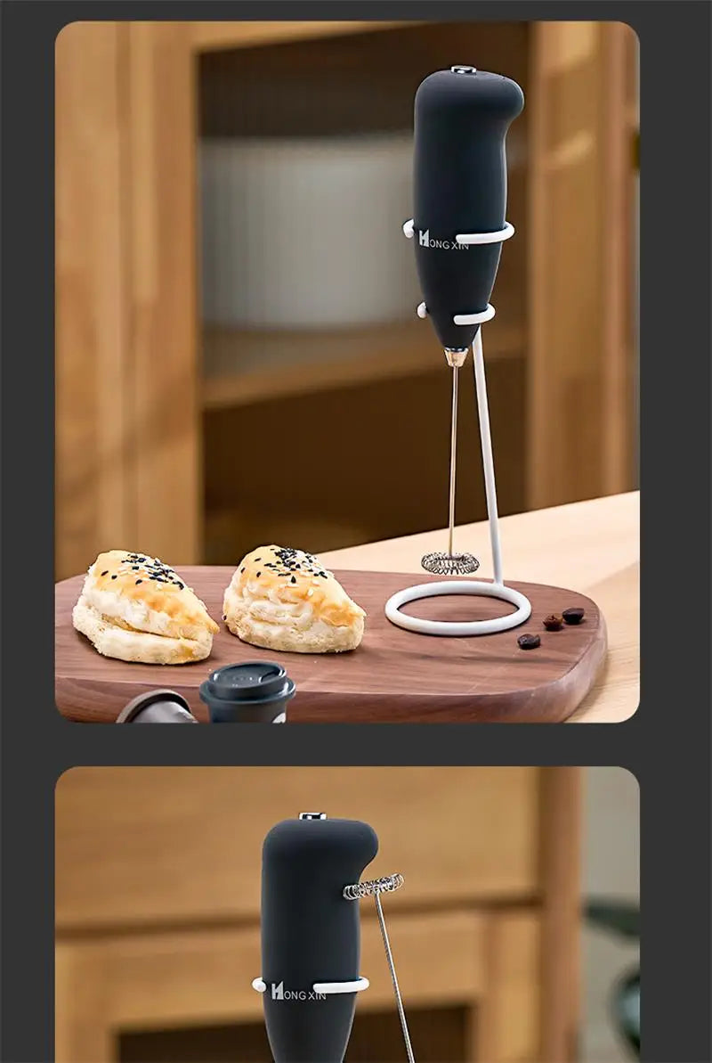 Mini Electric Milk Foamer Blender Wireless Coffee Whisk