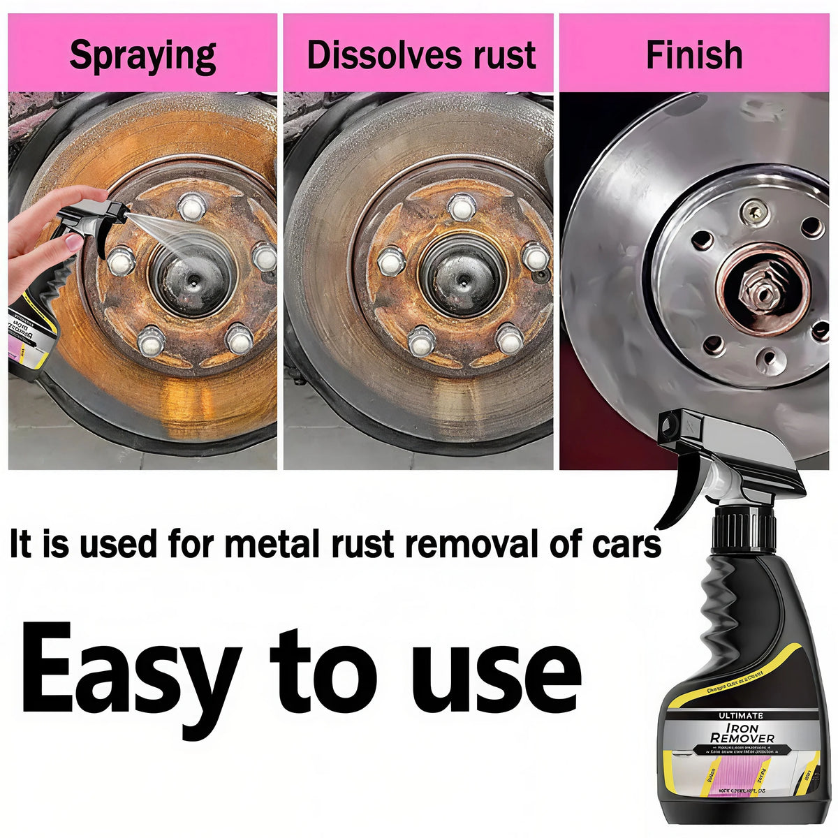 Hs68-Car Rust Remover Quick Remover Exhaust Pipe Rust