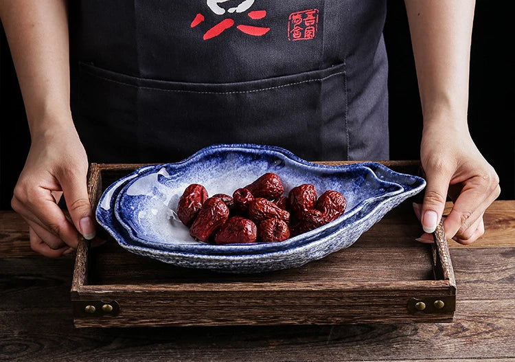 Japanese Restaurant Retro Creative Ceramic Kiln Change Tableware