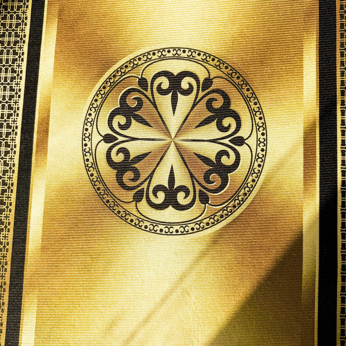 Golden Long Corridor Carpet Luxury European Decoration Hallway