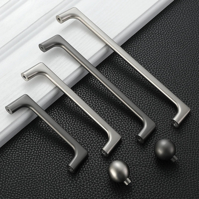 Silver Cabinet Storage Handles 96-320mm Dressers Cupboard Closet