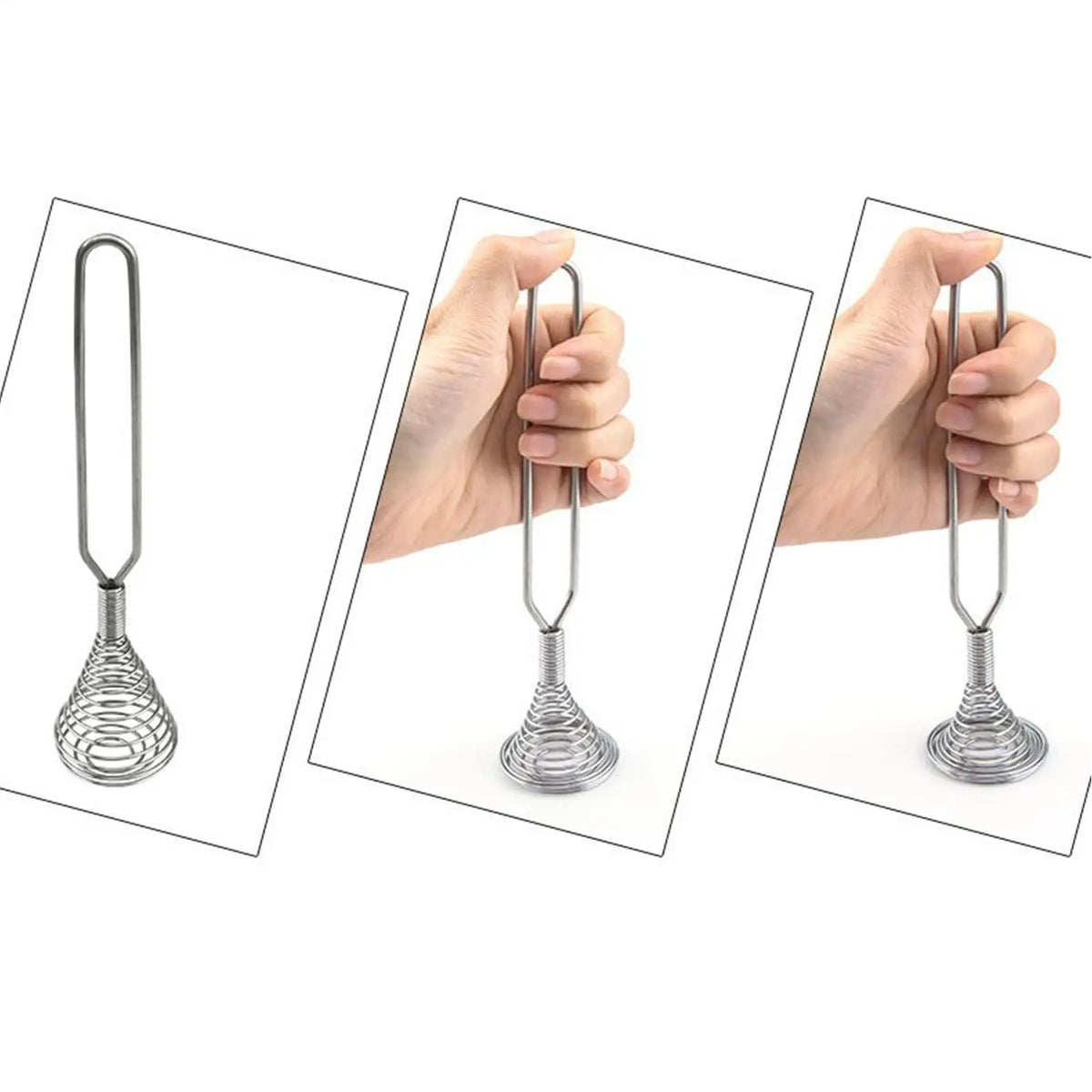 Egg Whisk Spring Coil Whisk Hand Stirrer Handheld