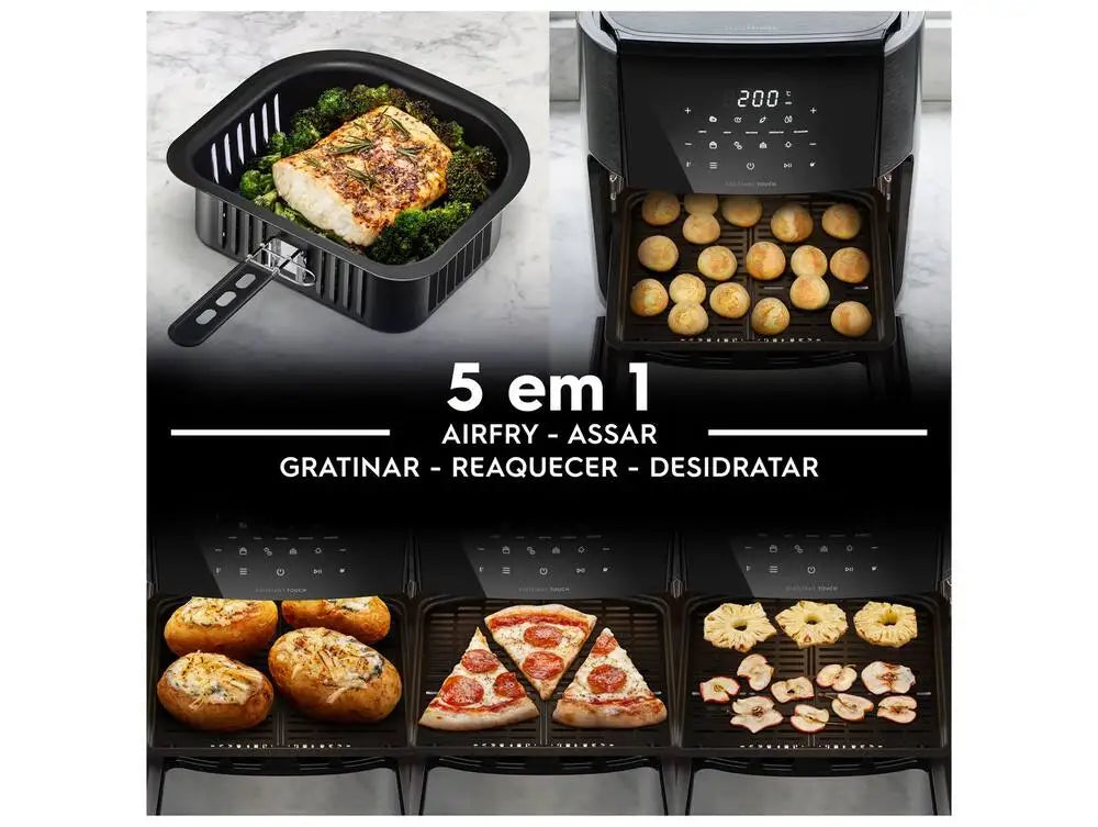 Air Fryer Electrolux Rita Lobo Eaf85 Graphite 12l