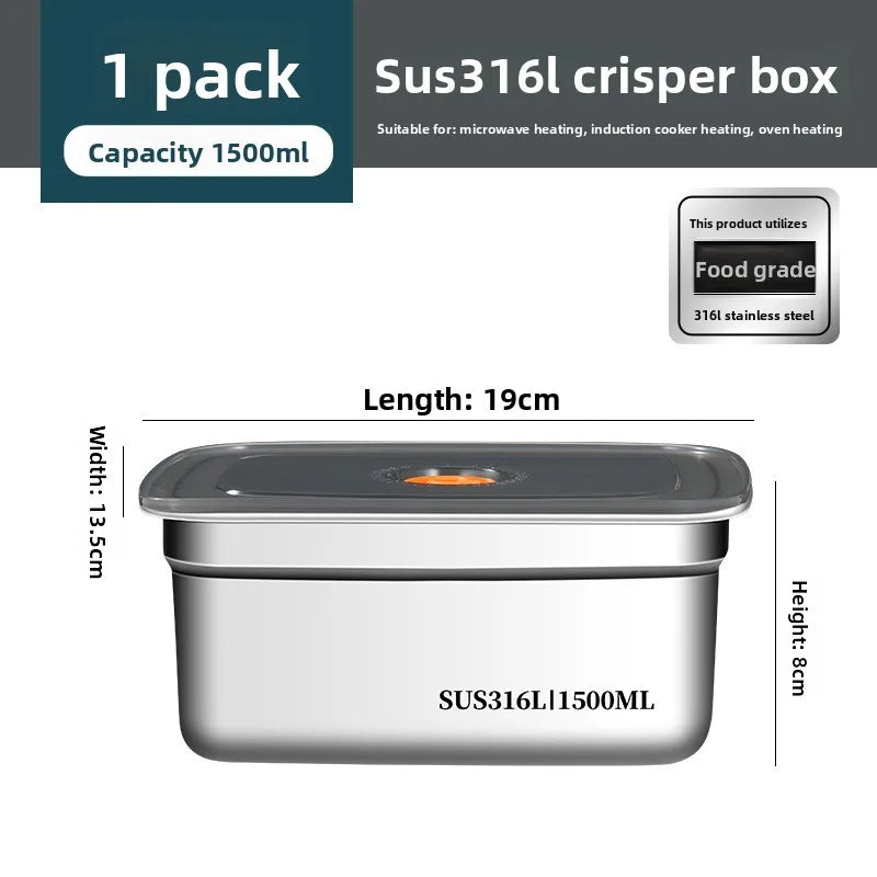 Food Grade 316 Stainless Steel Airtight Container Lid