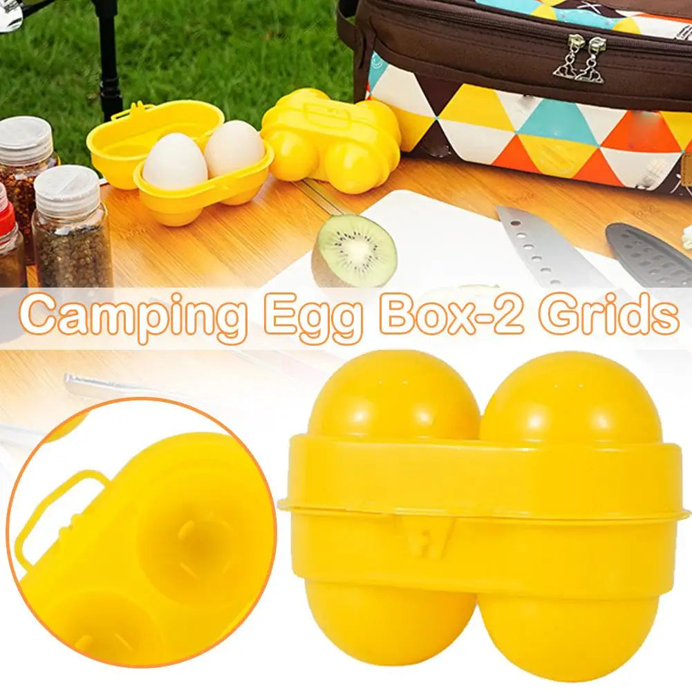 Grid Egg Storage Box Container Plastic Egg Holder