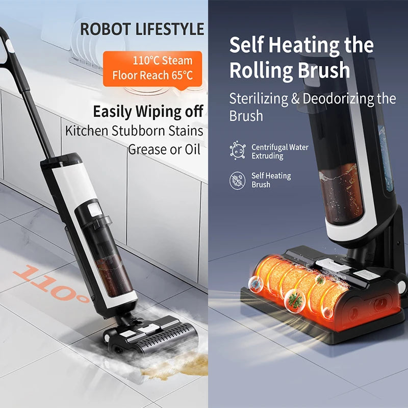 Cordless Handheld Vacuum Cleaner Wet Dry Cleaning Robot
