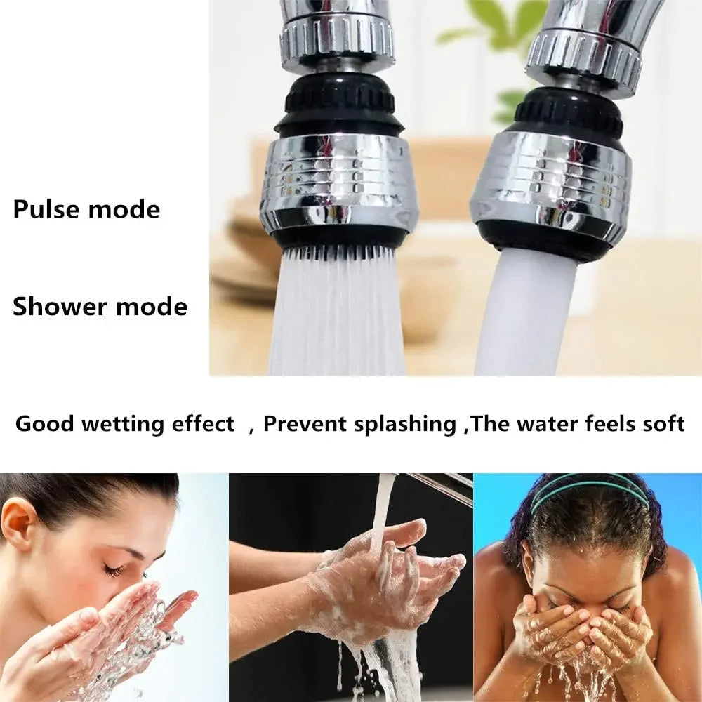 Modes 360 Rotatable Bubbler High Pressure Faucet Extender