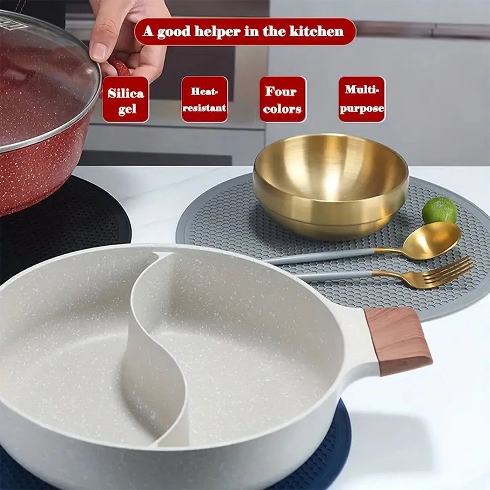 25cm Large Silicone Mat Coaster Heat Resistant Placemat