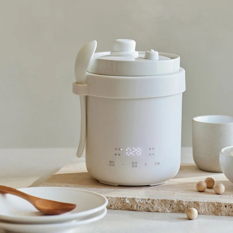600ml Rice Cooker Multi-Function Ceramic Non-Stick Fast Electric