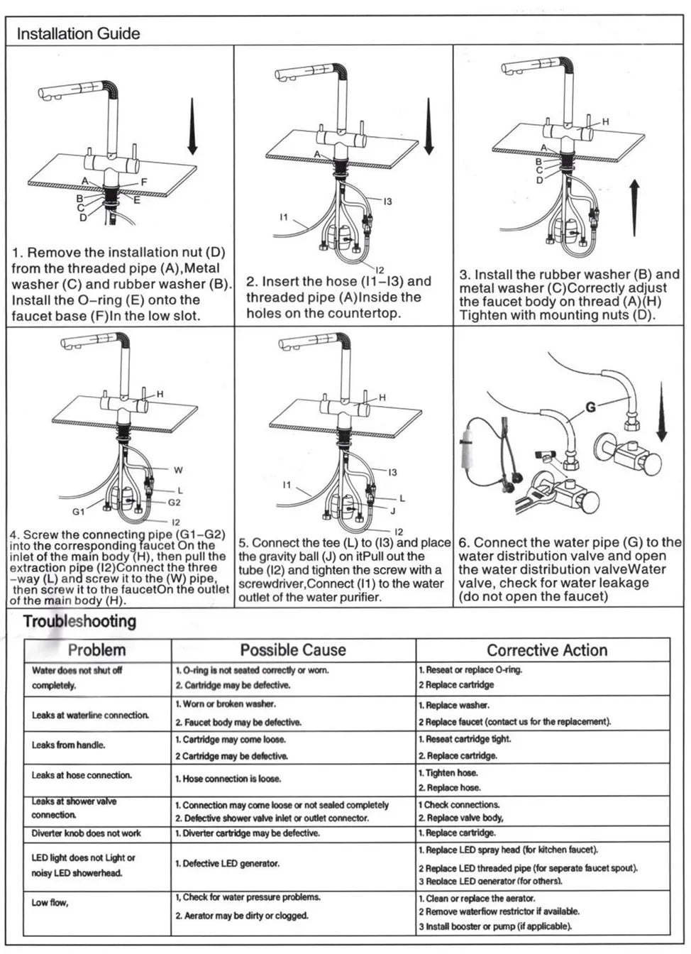 Pull Out Filter Sink Faucets Pull Down Cold
