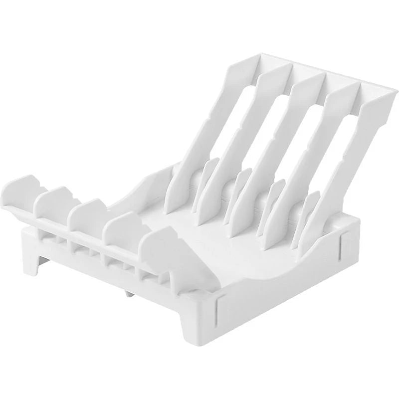 Dish Organizer Rack Upright Draining Cabinet Plate Organizer