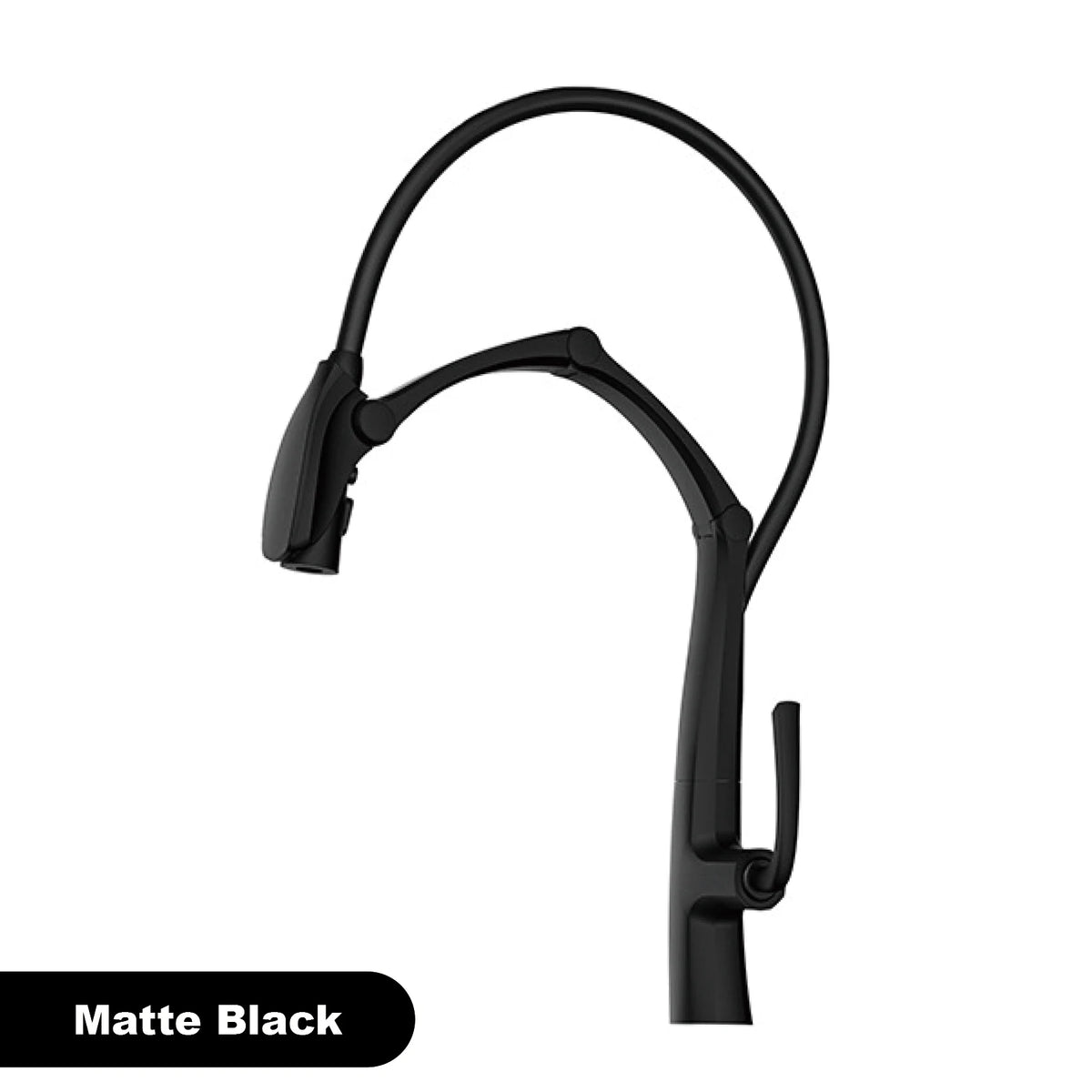 Luxury Gunmetal Brass Faucet Led Display Sensor&Pull-Out
